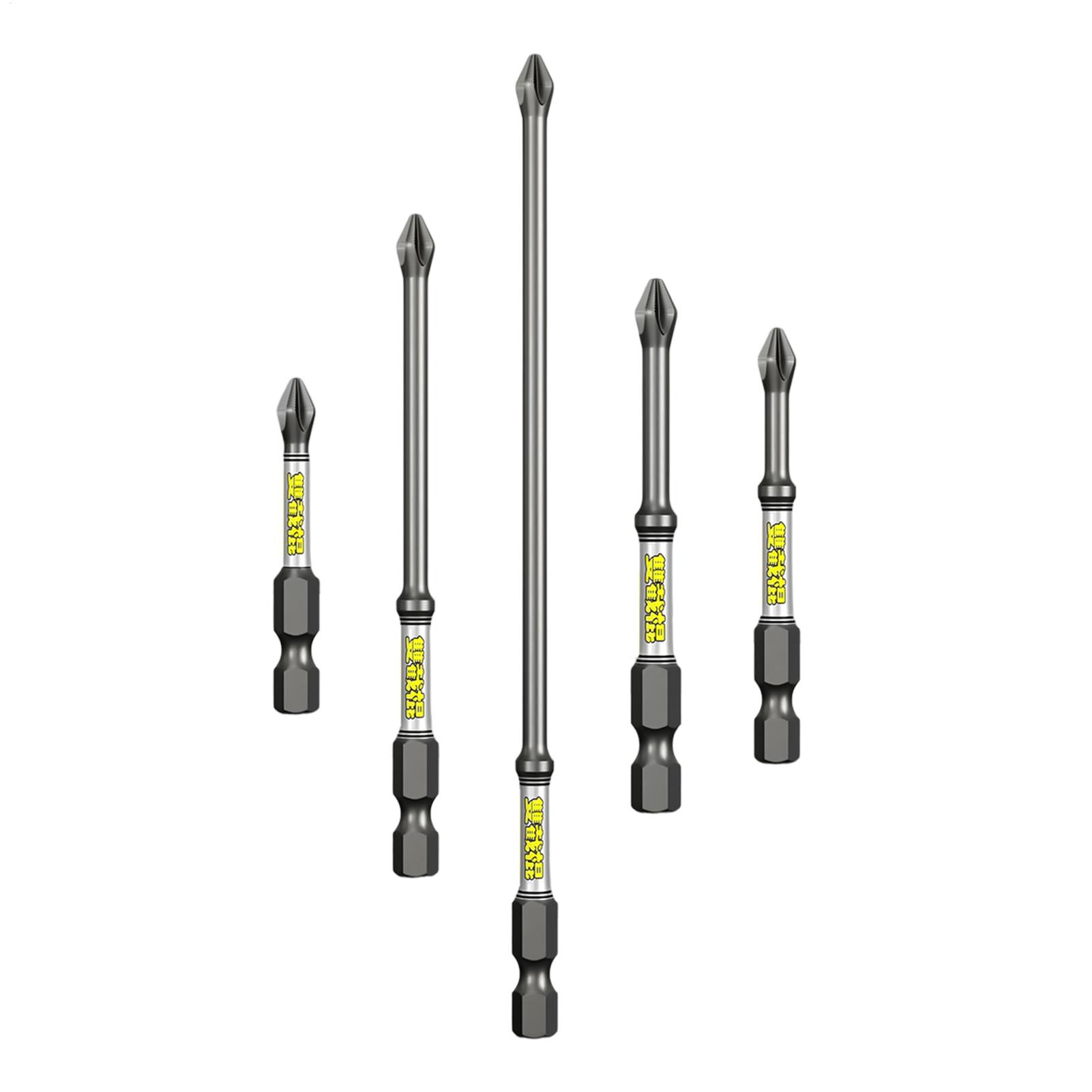 Tools For Garage Workshop - ドリルドライバービットセット 5ピース ヘビーデューティー 防錆ドリルビットコンビネーションツールセット 家庭用 ワークショップ