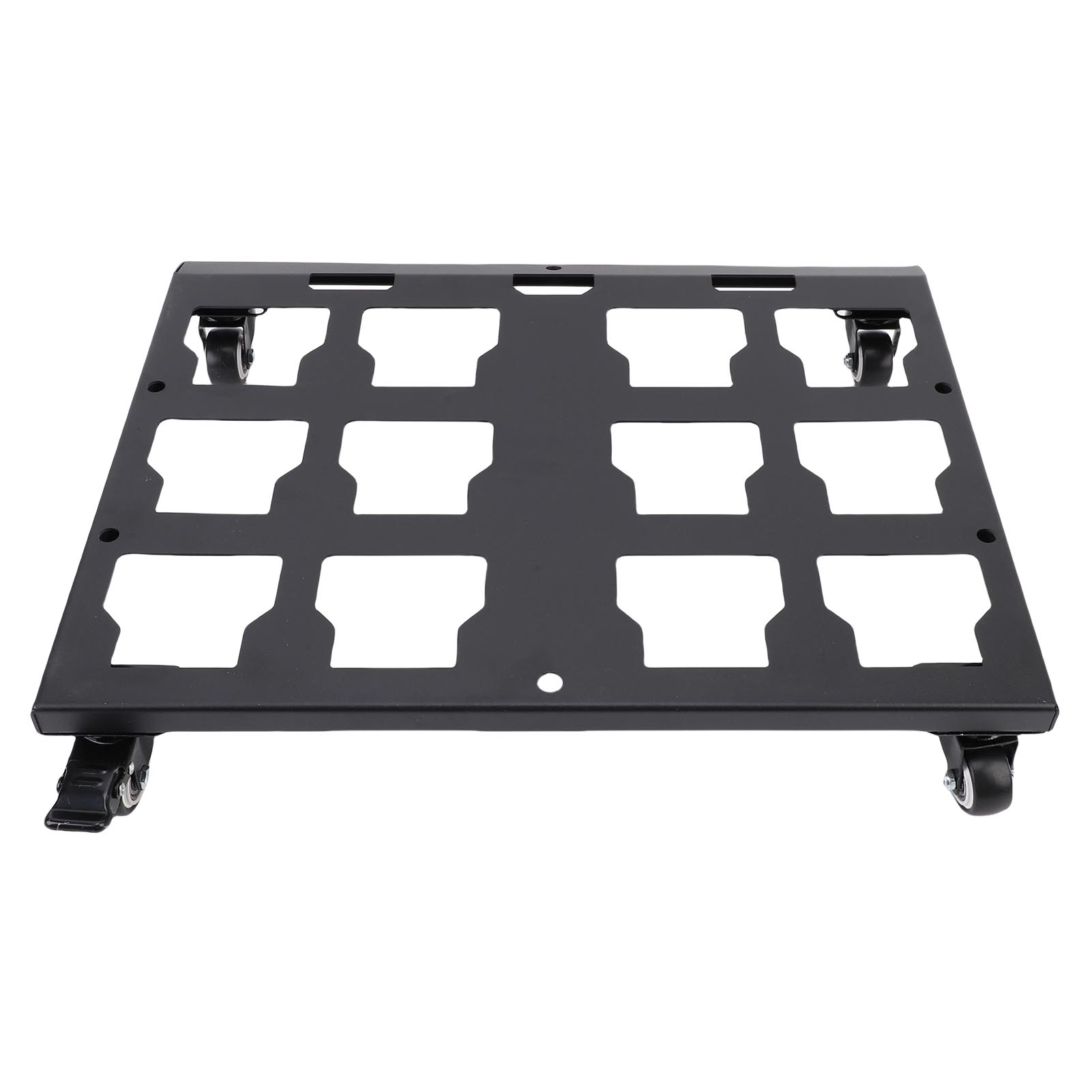 Workshop Tools Trolley - 頑丈な構造で、200ポンド（約90kg）の荷重に耐えられる、厚みのある金属製ツールボックス用キャリー台車。ミルウォーキーのパックアウトシリーズのワークショップ用工具収納に最適。