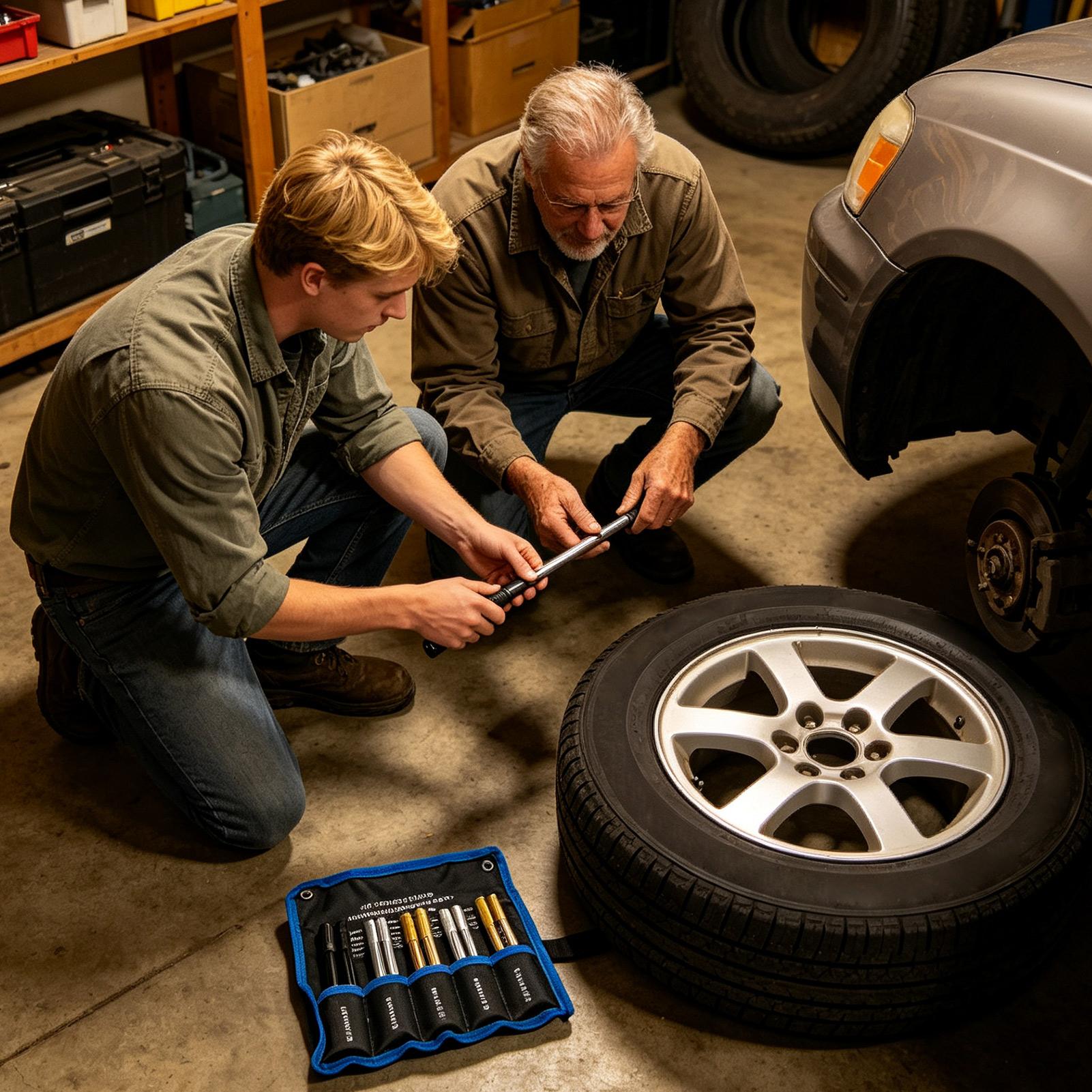 Tools For Garage Workshop - タイヤアライメントピン 10個入り。汎用、防錆、滑り止め加工。精密な自動車用ホイールスタッドガイドツール。ガレージや作業場での使用に最適。