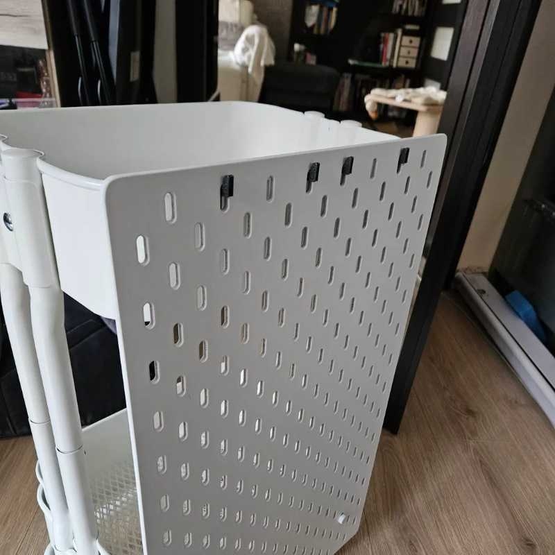 Workshop Tools Trolley - トロリーペグボードフックコネクターフィット収納カート壁パネルリンクブラケットワークショップ収納アクセサリー
