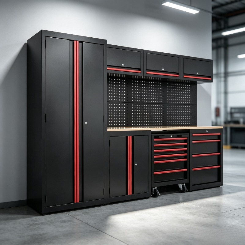 Workshop Tools Trolley - カスタマイズ可能なワークショップワークステーションツールキャビネットグループ、ガレージワークベンチ、ツールボックス、引き出しチェスト、キャスター付きツールカート、トロリー、OEM