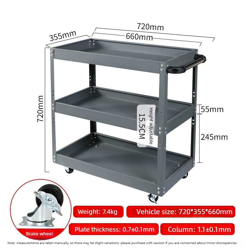 機械工場用ツールカート、ホイール付きツールトロリー、ツールボ - Workshop Tools Trolley のレビューと価格