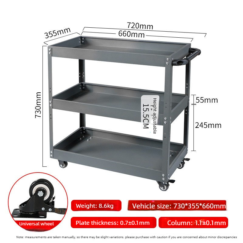 機械工場用ツールカート、ホイール付きツールトロリー、ツールボ - Workshop Tools Trolley のレビューと価格