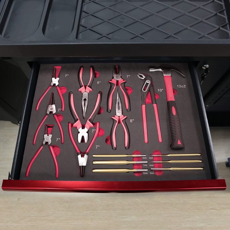 7段引き出しツールトロリー、273個のEVAフォームツールセ - Workshop Tools Trolley のレビューと価格