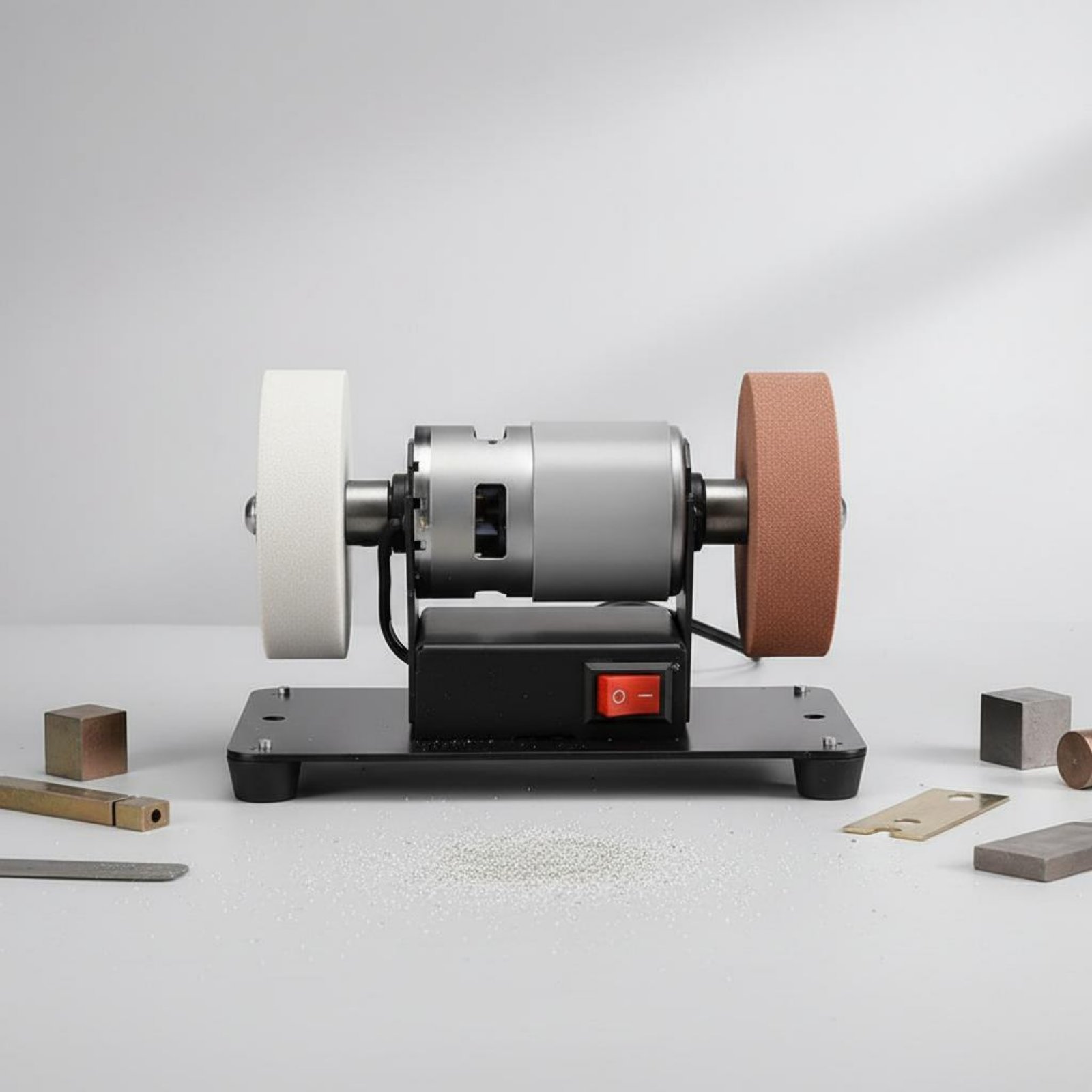 ミニベンチグラインダー多機能小型カウンタートップグラインダー - Tools For Garage Workshop のレビューと価格