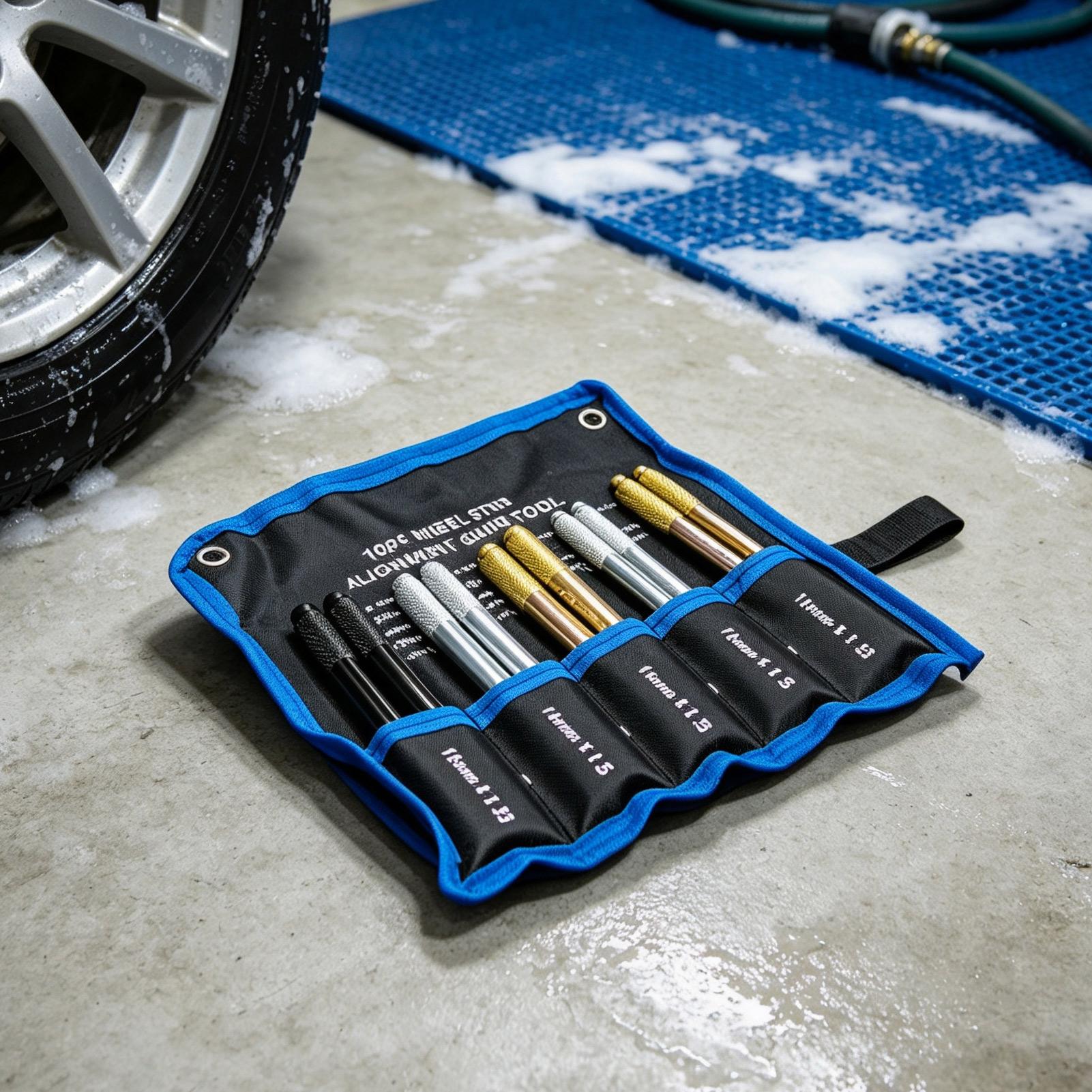 タイヤアライメントピン 10個入り。汎用、防錆、滑り止め加工 - Tools For Garage Workshop のレビューと価格