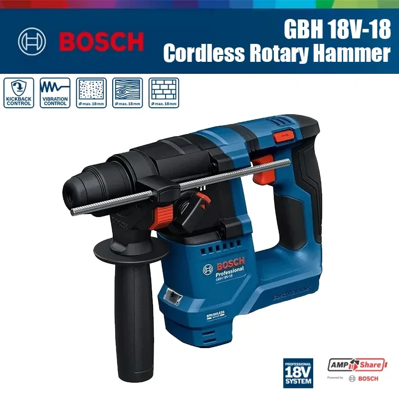 ボッシュ GBH 18V-18 コードレスロータリーハンマー - Workshop Tools And Equipment のレビューと価格