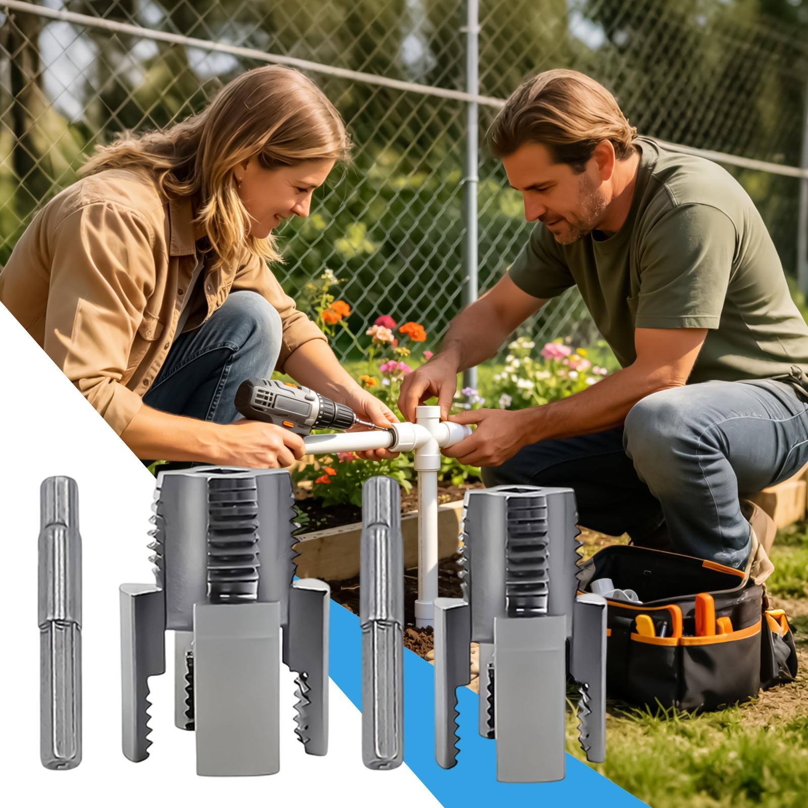 PVCパイプ用ねじ切り工具セット。金属製で、様々なサイズに対 - Tools For Garage Workshop のレビューと価格