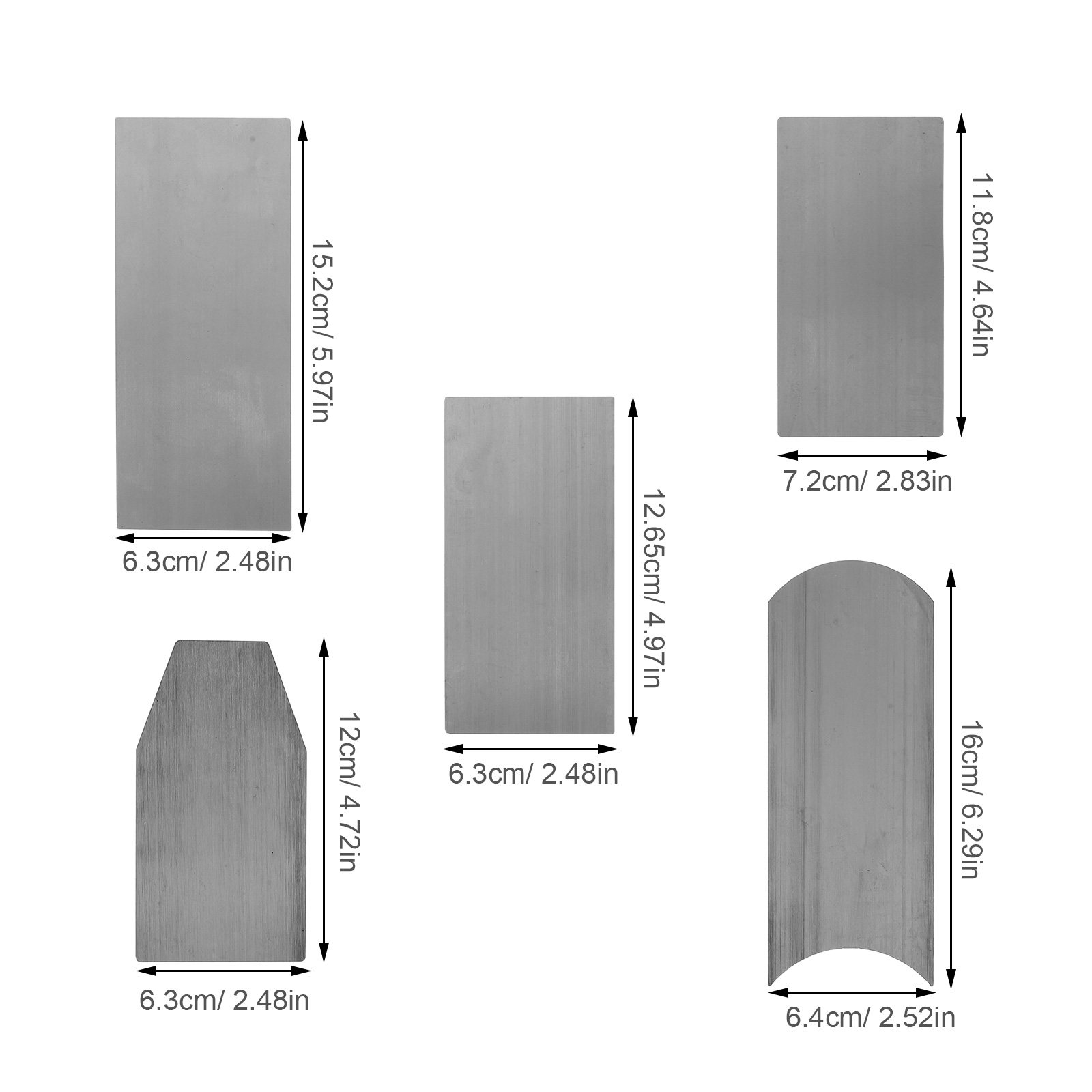6本セットの木工用カードスクレーパーキット。人間工学に基づい - Card Scraper Cabinet のレビューと価格