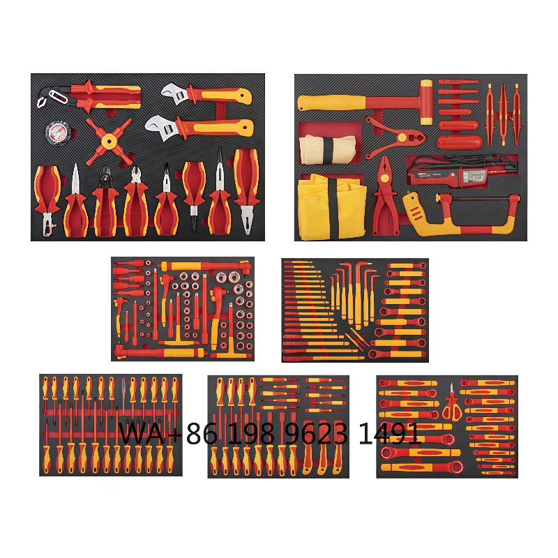 高硬度198点絶縁工具セット、10000V高電圧安全工具（電 - Workshop Tools Safety のレビューと価格